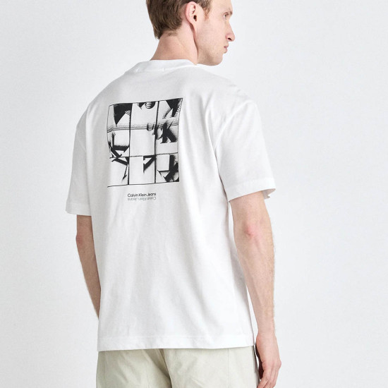 Calvin Klein Ανδρική κοντομάνικη μπλούζα Grid Monogram Tee